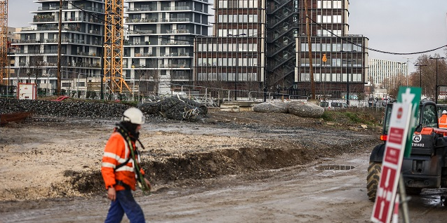 Les pertes d'emploi de chefs d'entreprise ont été particulièrement élevées dans le secteur de la construction (photo d'illustration).