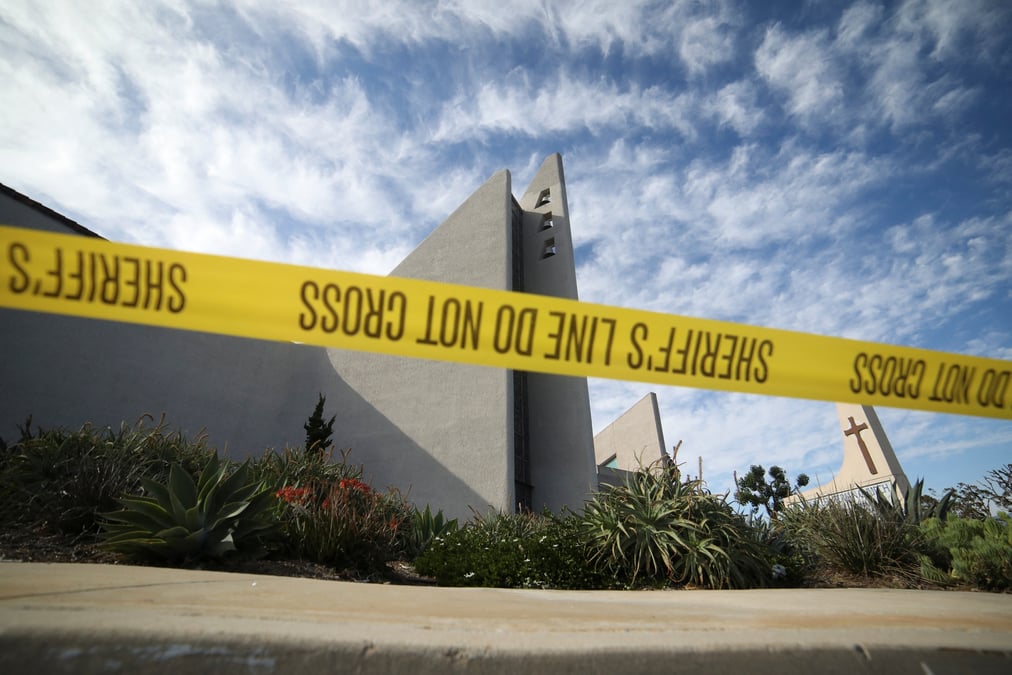 Etats-unis: un mort, cinq blesses lors d'une fusillade dans une eglise de californie