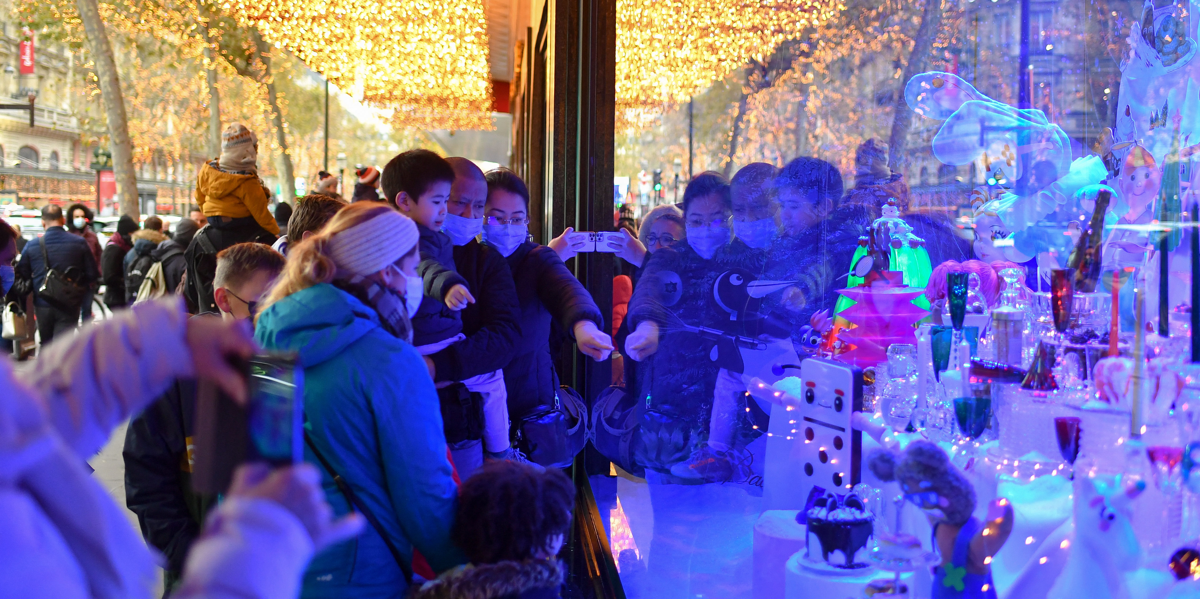 Vitrine de Noël