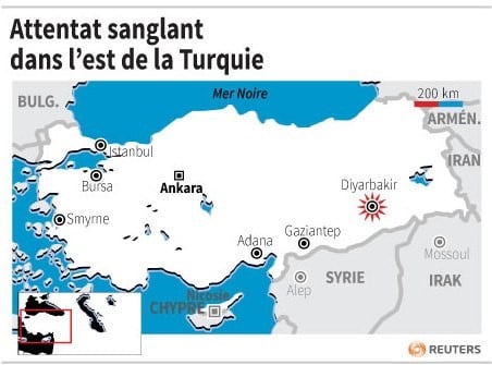 Attentat sanglant dans l’est de la turquie