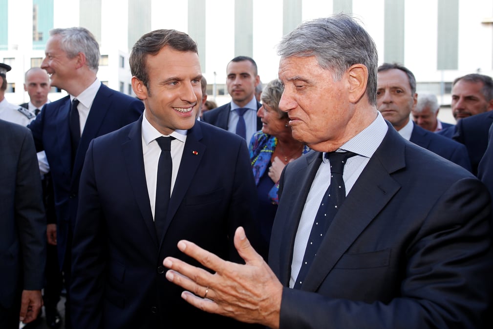 Le patron de msc vante son projet d'entrer dans stx france
