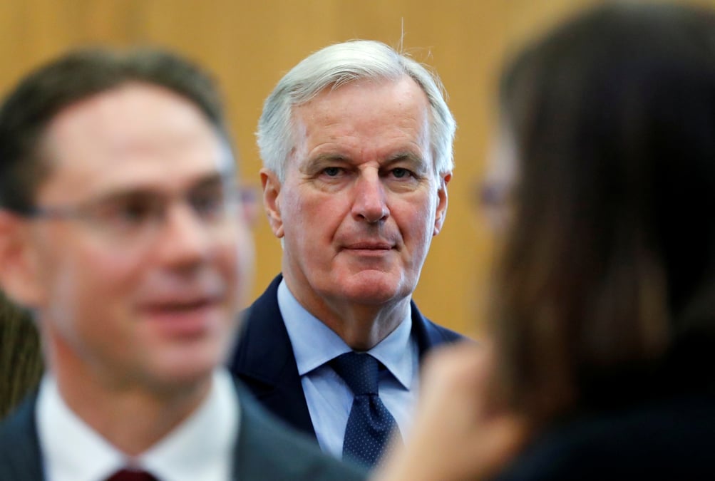 Brexit: barnier veut travailler "calmement et serieusement" a un accord