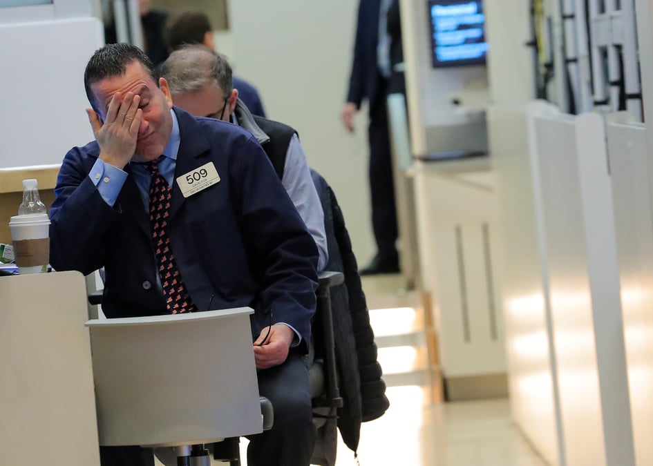 La bourse de new york finit en baisse