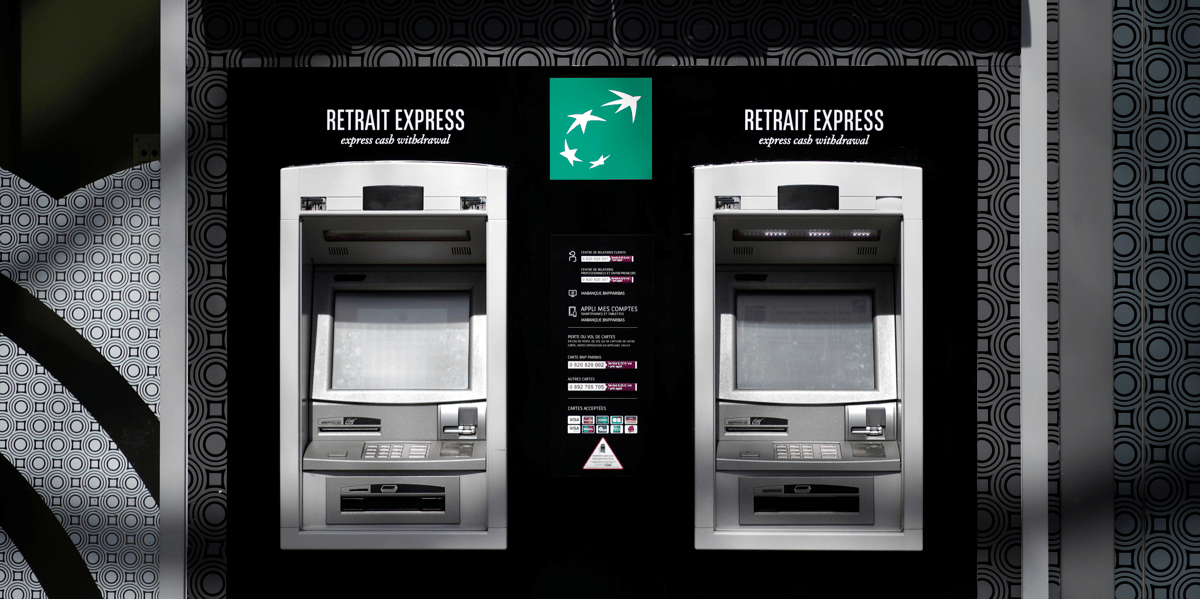 Retrait distributeur, BNP