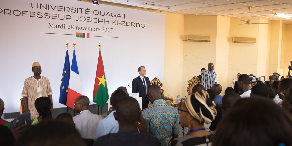 macron burkina