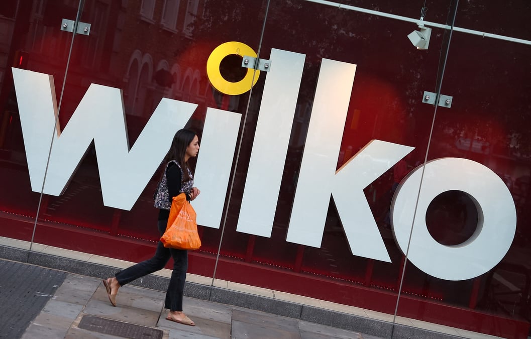 Photo d'archives de la vitrine du magasin discount wilko a londres