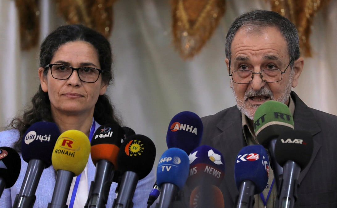 Une delegation arabo-kurde a damas pour des pourparlers