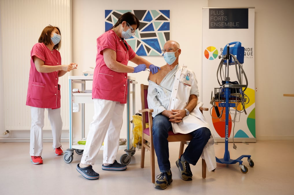 Coronavirus: plus de 2,1 millions de vaccinations realisees en france