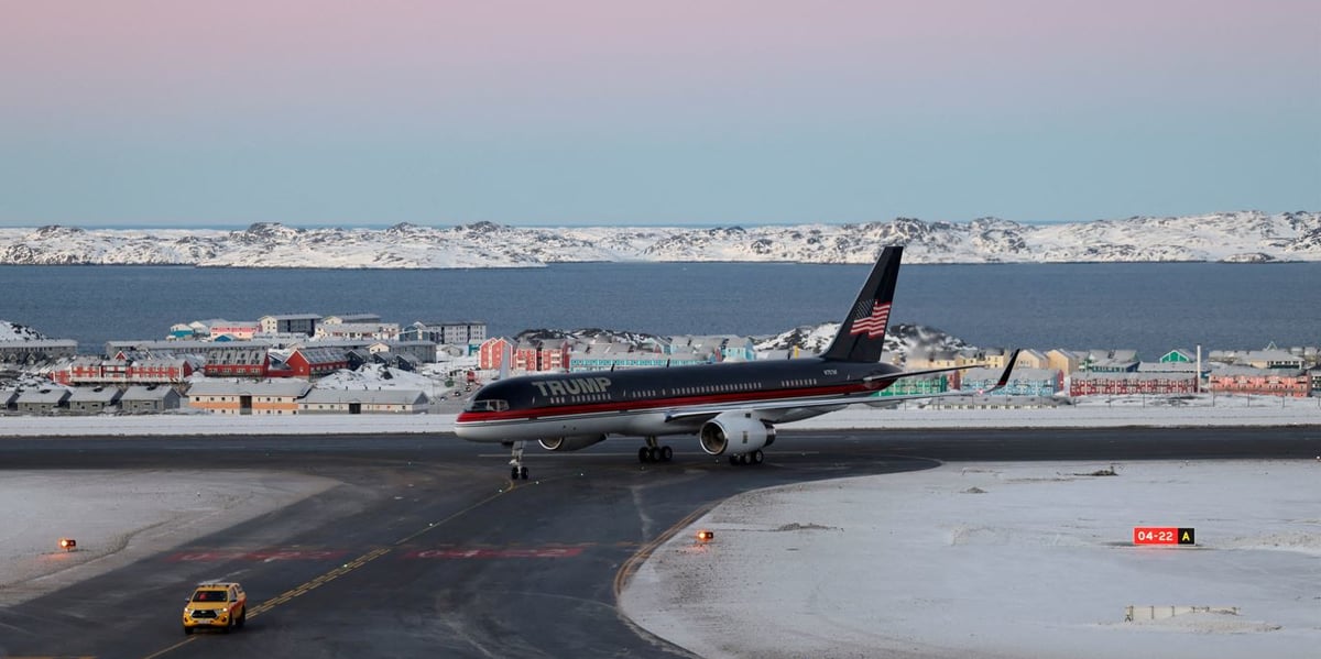 Le 7 janvier 2025, le fils de Donald Trump, Donald Trump Jr., s'est rendu à Nuuk, la capitale du Groenland.