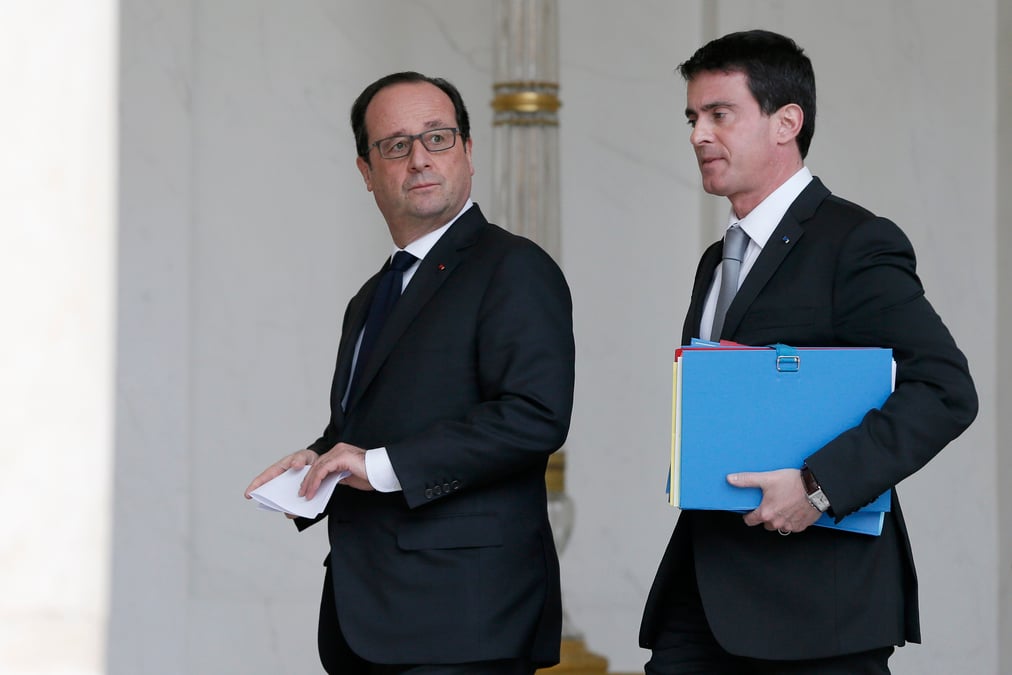 Embellie pour hollande et valls