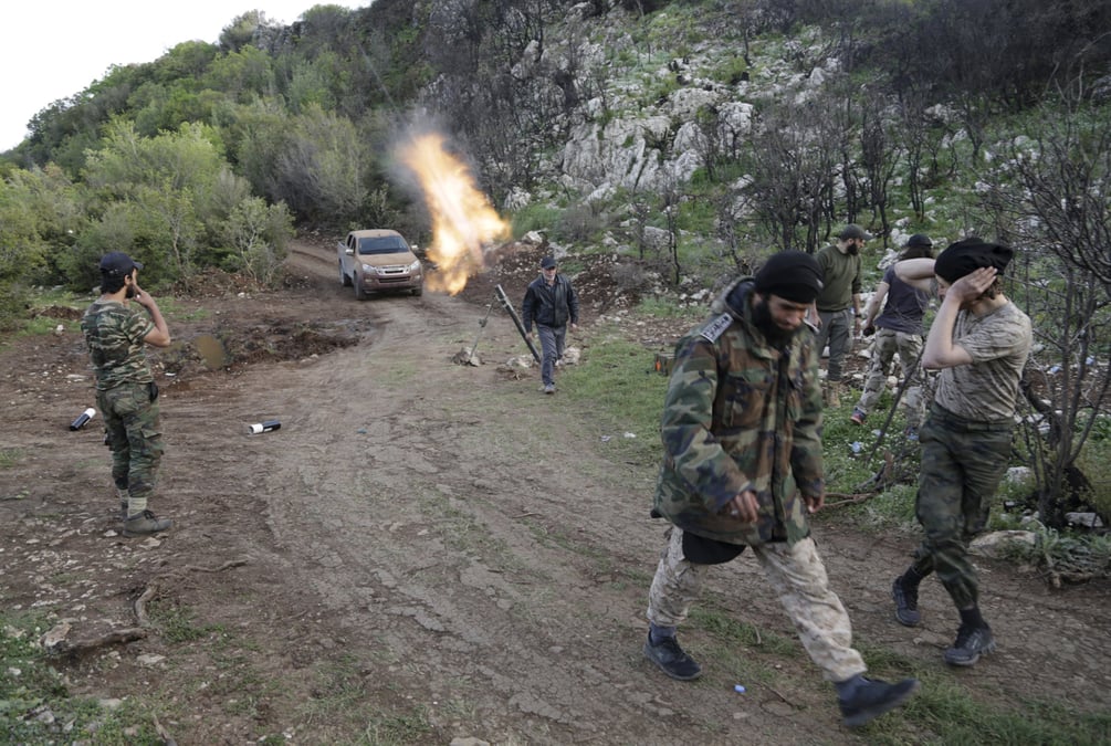 Combats entre islamistes et armee syrienne dans la province de lattaquie