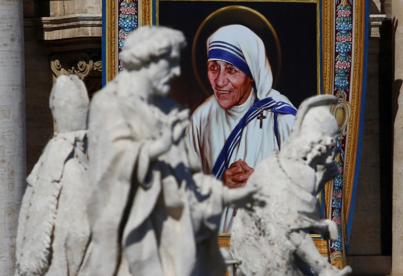 Mere theresa canonisee a rome