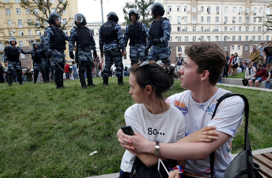 Le kremlin sourd aux appels de washington sur les arrestations