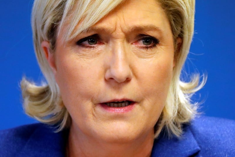 Marine le pen se dit la cible d'une "guerre pyschologique"