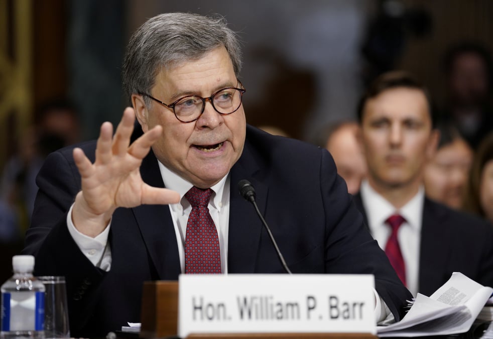 Enquete russe: william barr s'explique devant le congres