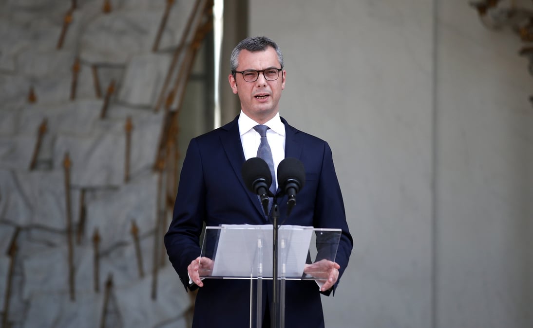 Le secrétaire général de l'Elysée, Alexis Kohler, annonçant la nomination d'un gouvernement (Photo d'illustration).