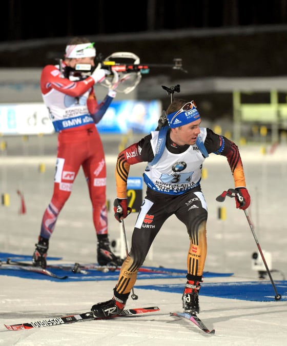 Simon schempp remporte le sprint devant martin fourcade
