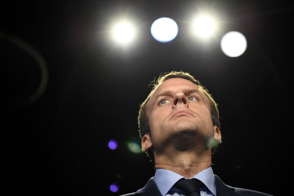 Macron se pose en chef d'etat lors d'un "grand oral" televise