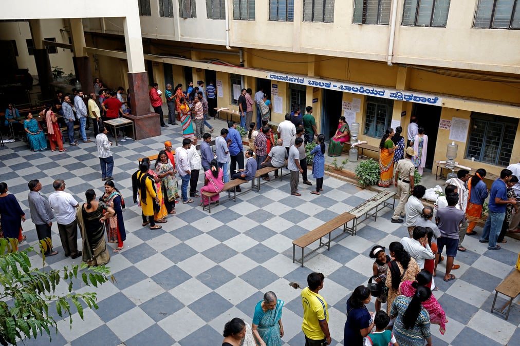 Inde: le bjp de modi en tete aux elections de l'etat de karnataka