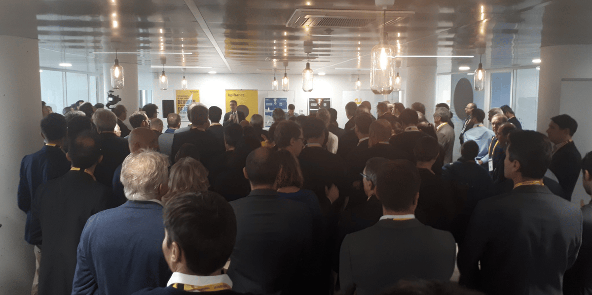 L'inauguration des nouveaux locaux de Bpifrance, situés quai de Paludate