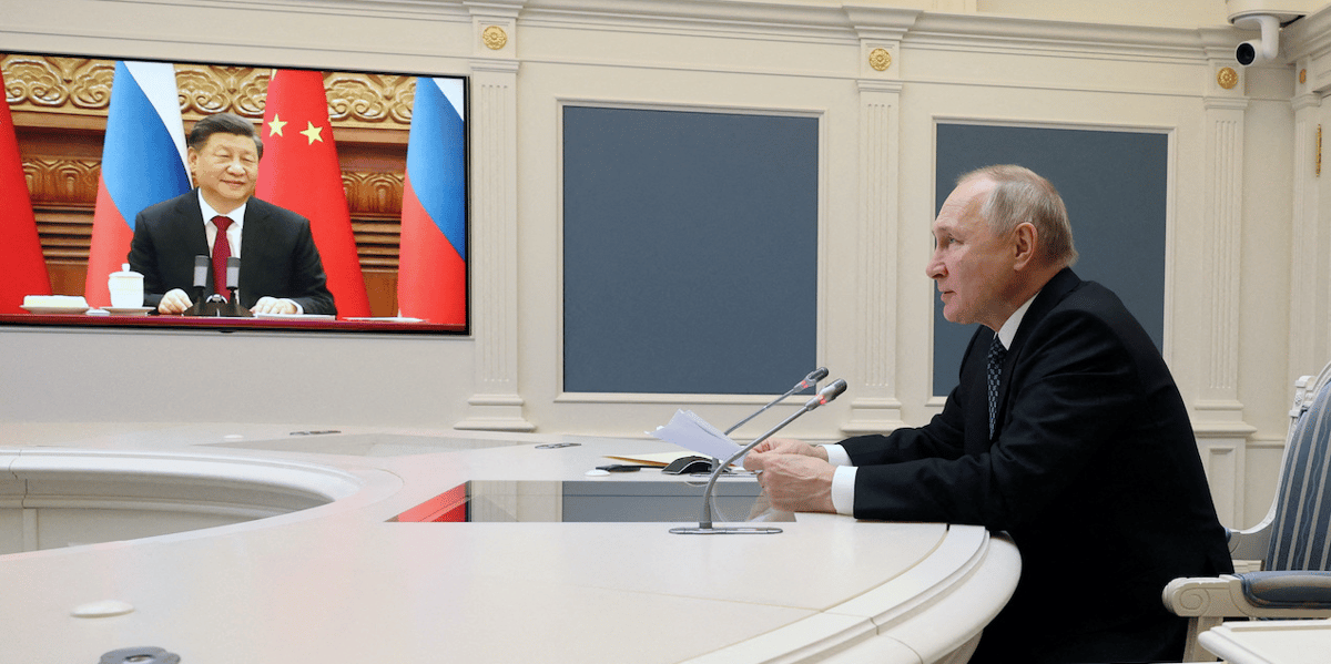 Xi Jinping et Vladimir Poutine