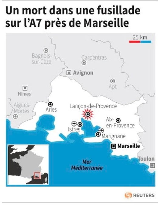 Un mort dans une fusillade près de Marseille