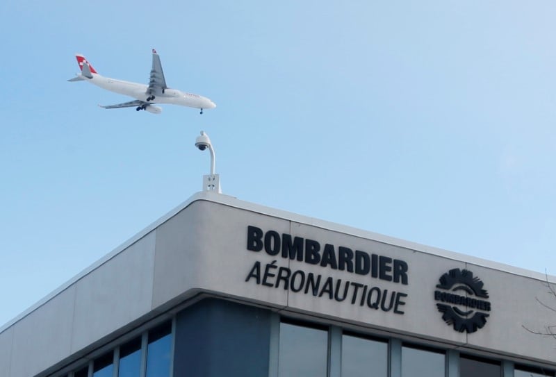 Une demande en demi-teinte a pese sur le chiffre d'affaires de bombardier