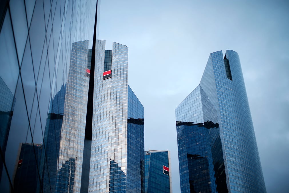 Photo des batiments du siege de societe generale