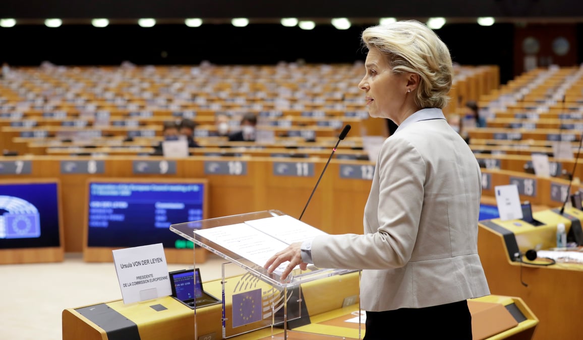 Budget de l'ue: von der leyen invite varsovie et budapest a saisir la justice