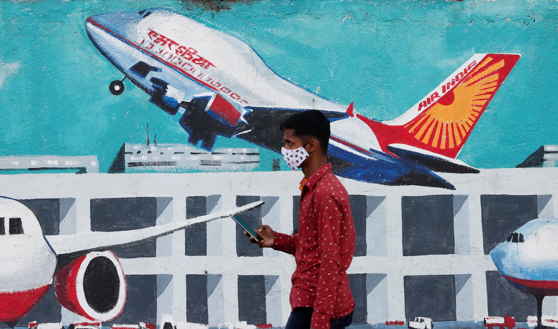 Le groupe tata reprend le controle d'air india