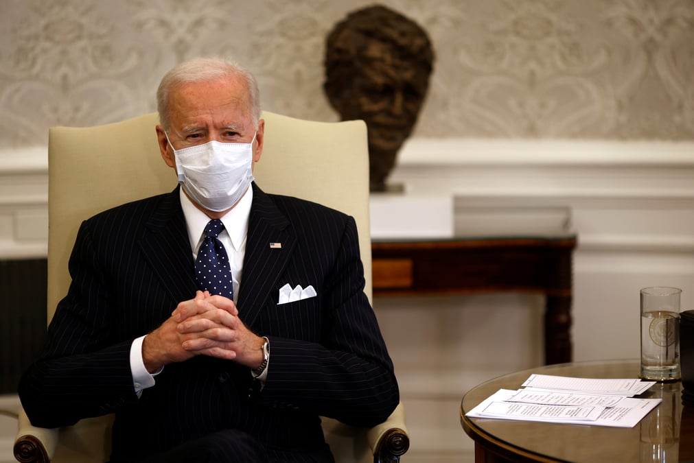 Biden dit etre d'accord avec une proposition des democrates sur le plan de relance