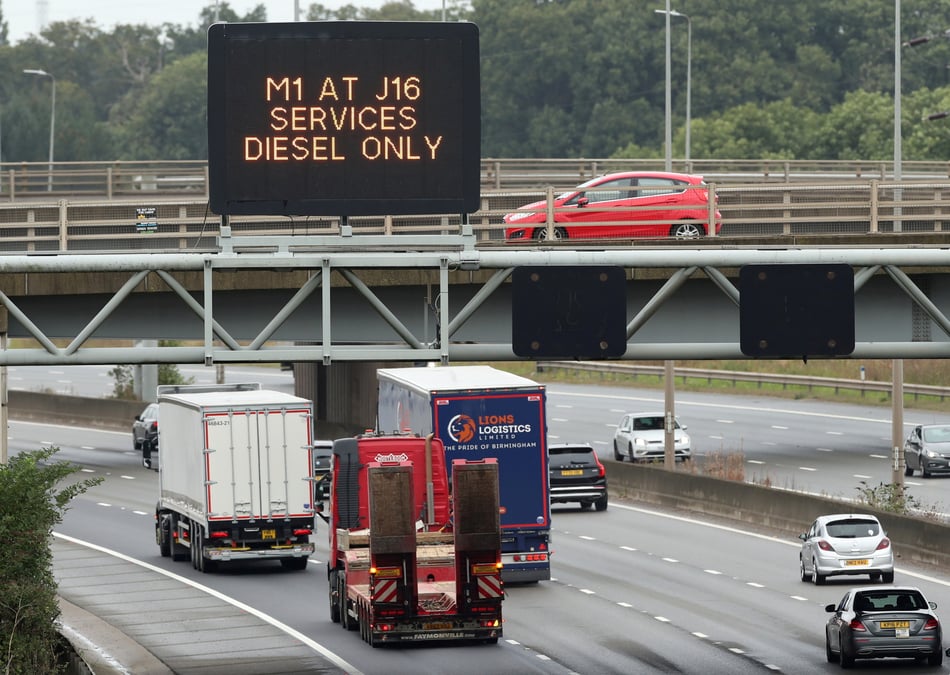 Grande-bretagne : encore des penuries de carburants dans une partie de l'angleterre