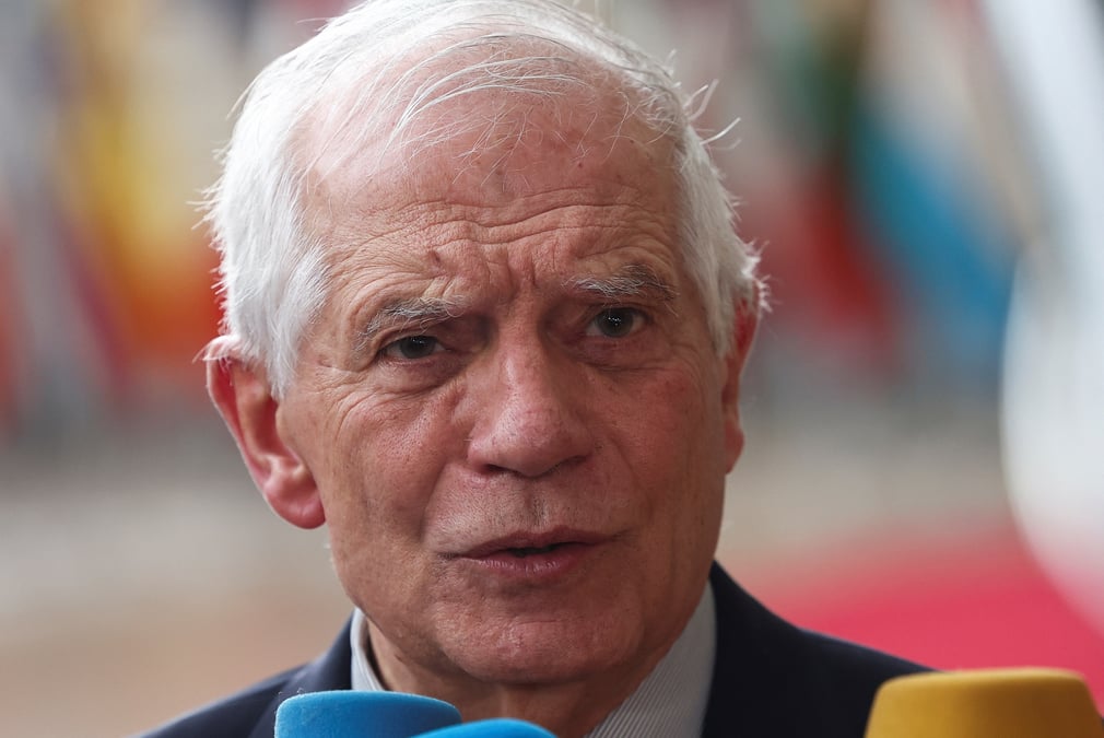 Le chef de la diplomatie de l'union europeenne, josep borrell, a bruxelles