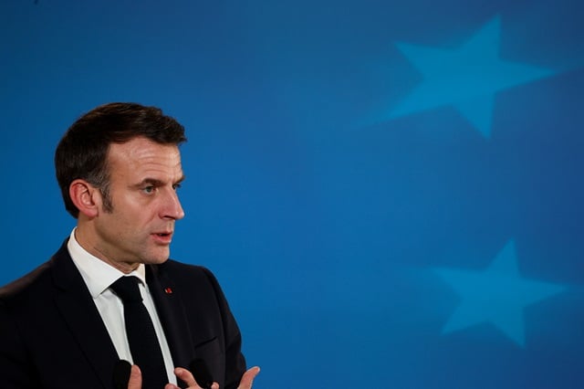 Le président de la République Emmanuel Macron.