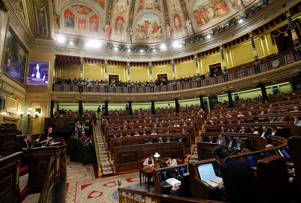 Debat parlementaire sur une motion de censure en espagne