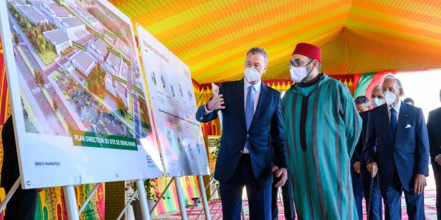 roi mohammed VI maroc usine vaccins benslimane