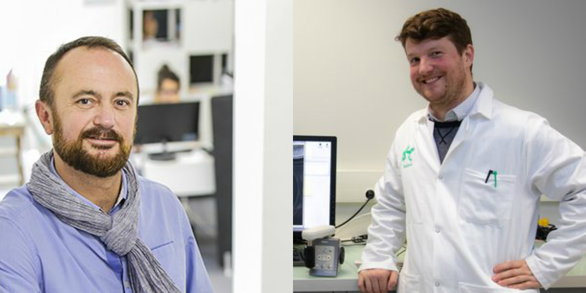Frédéric Bonfils, directeur général de Loisirs Enchères, et Maxime Feyeux président de Treefrog Therapeutics.