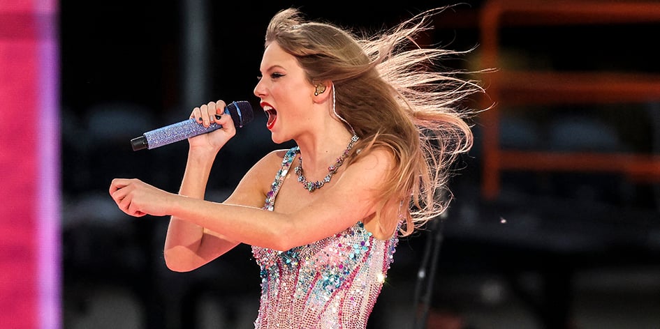 Taylor Swift en concert.