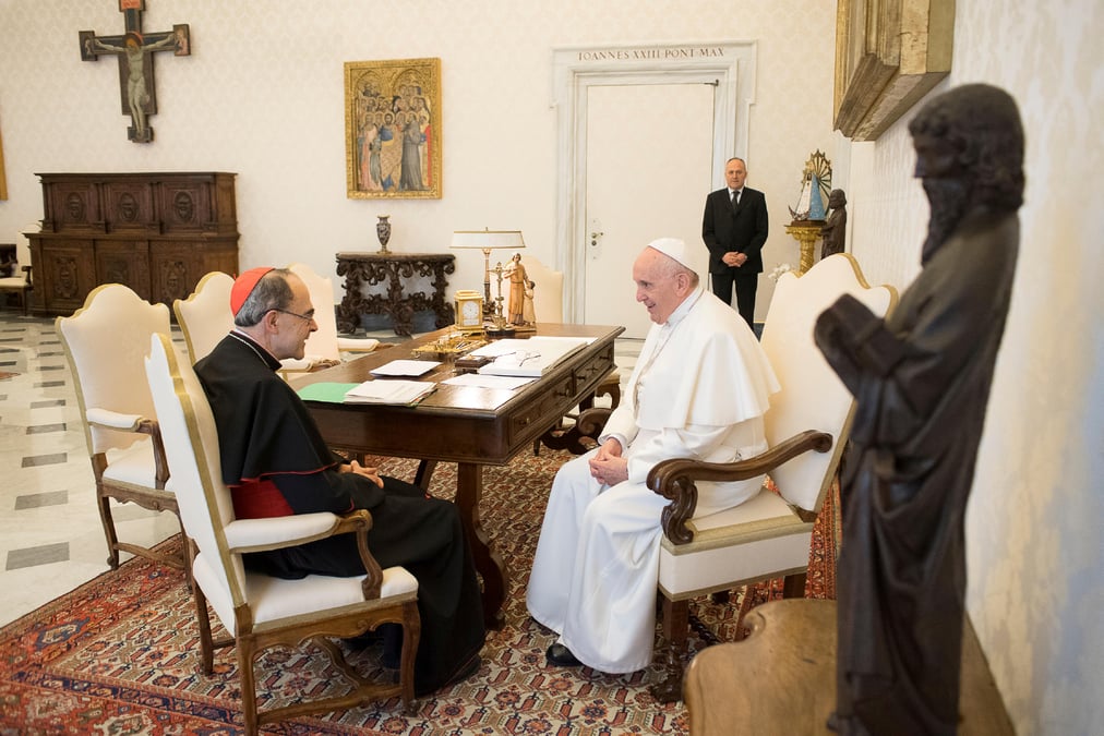 Le pape francois a refuse la demission du cardinal barbarin