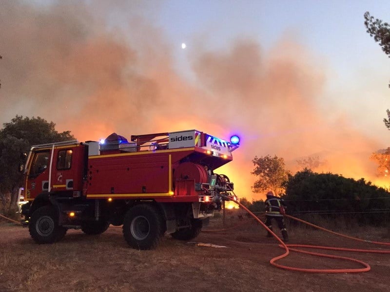 France: l'incendie dans le var n'est toujours pas fixe