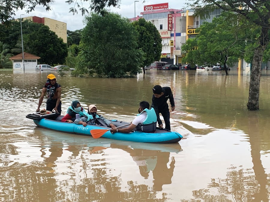Malaisie: plus de 21.000 personnes evacuees en raison des inondations