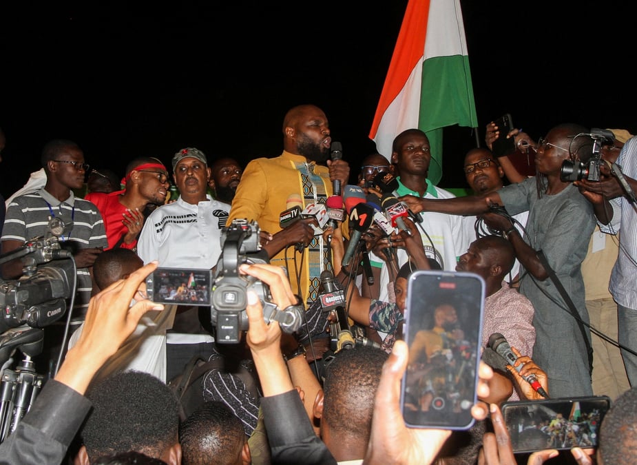 Les partisans de la junte nigerienne organisent un rassemblement