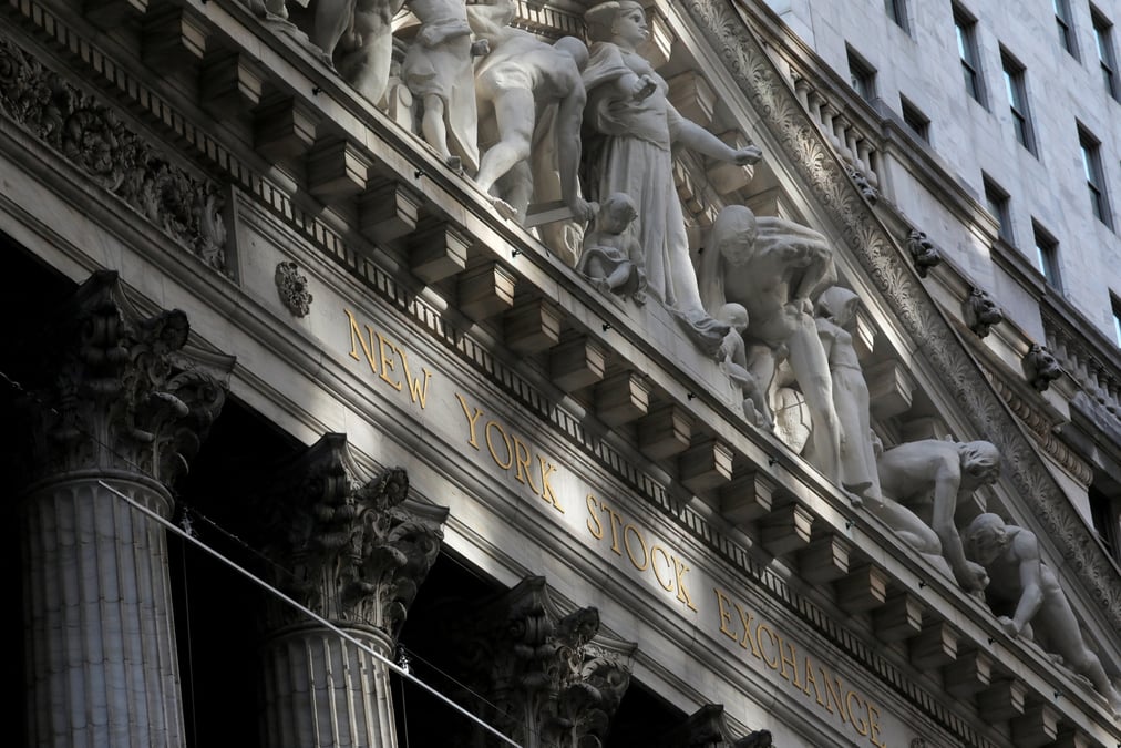 Batiment de la bourse de new york (nyse)