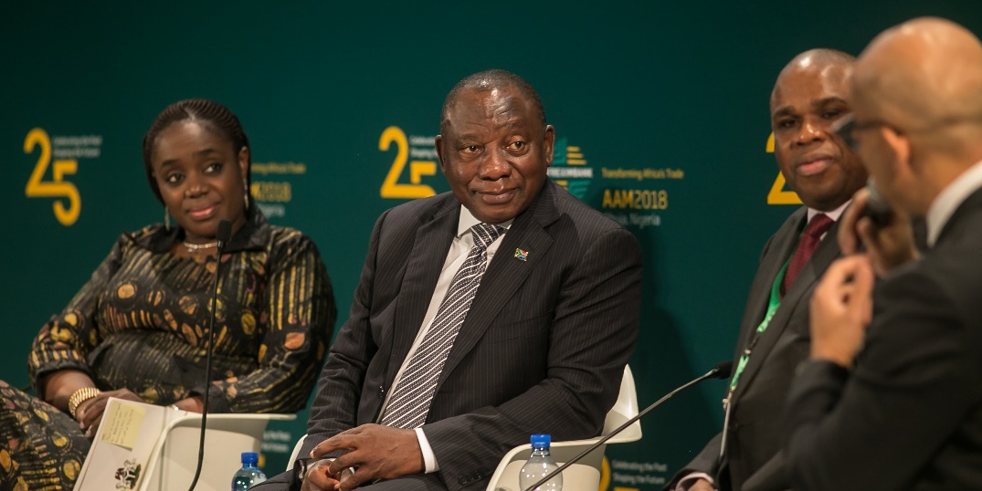 Afreximbank Oramah Ramaphosa