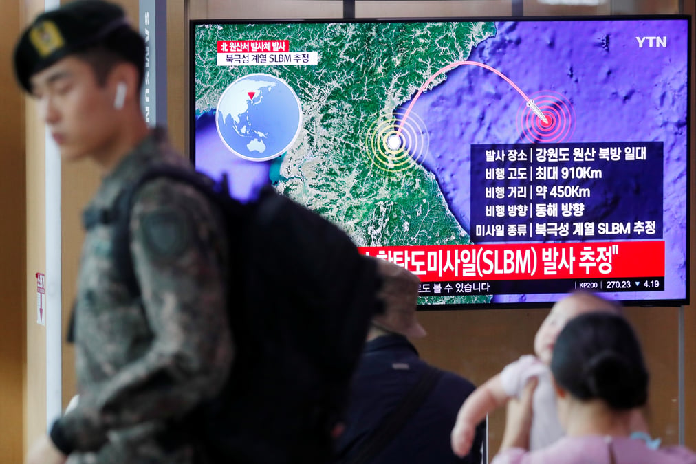 La coree du nord a teste un missile tire par un sous-marin, selon kcna