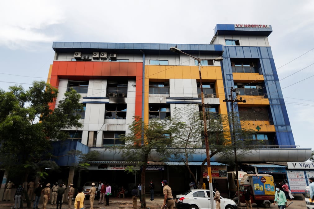 Coronavirus/inde: un incendie dans un hopital fait 12 victimes