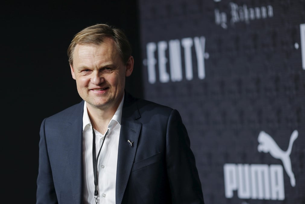 Le president du directoire de puma bjorn gulden