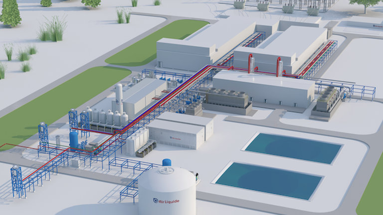 L'usine Normand'Hy d'Air Liquide sera la première à sortir de terre