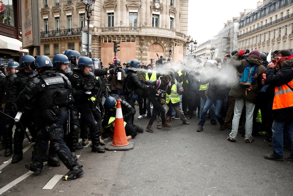 CRS, policiers, gendarmerie