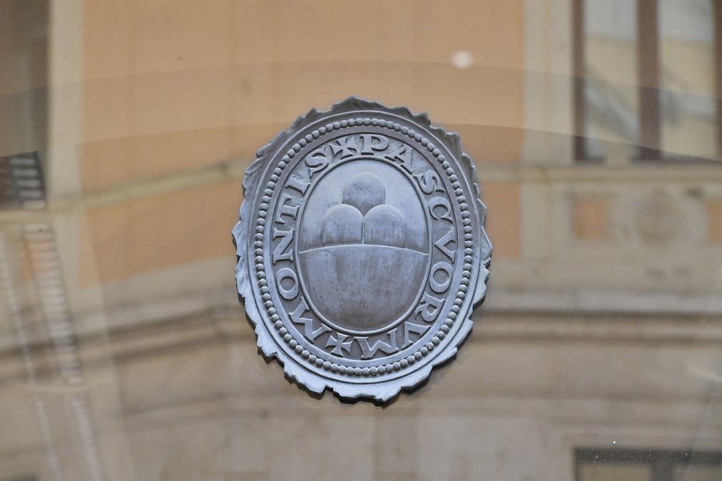 Photo du logo de la banque mps